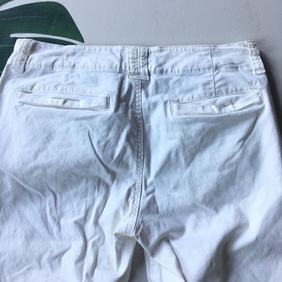 American Eagle white embroidered chino pants - Picture 6 of 8